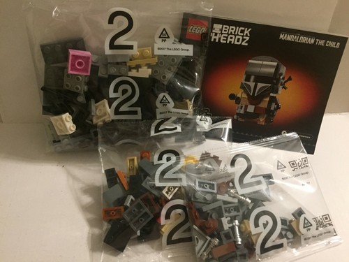Star Wars Lego The Mandalorian Brick Headz Unopened Loose Set