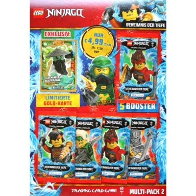 BLUE OCEAN LEGO Ninjago Serie 7 Trading Cards 1 Multipack - Version 2 (zufällige Auswahl)