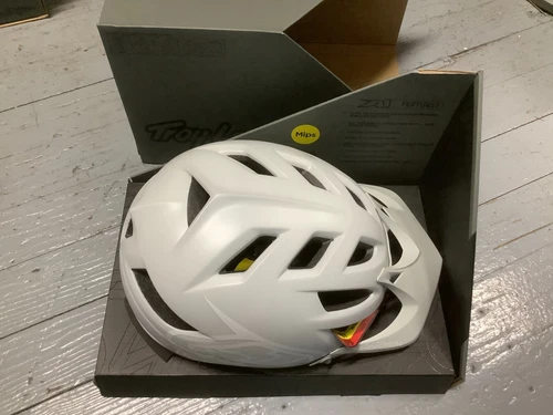 Troy Lee Designs A1 MIPS Helmet Classic Light Gray/White XL/XXL