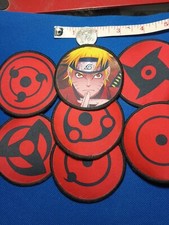 Lot of 7 sublimate NARUTO patch sew on 3 inch patch anime-game inspired