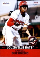 2018 Louisville Bats Choice 12 Gabriel Guerrero Dominican Republic Baseball Card