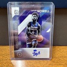 2019-20 Donruss Optic Signature Series Purple Prizm Jaylen Nowell Rookie Auto RC