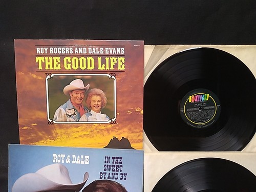 Roy Rogers & Dale Evans The Good Life / The Sweet By & By Vinyl LP records lot-2 - Imagen 3 de 6