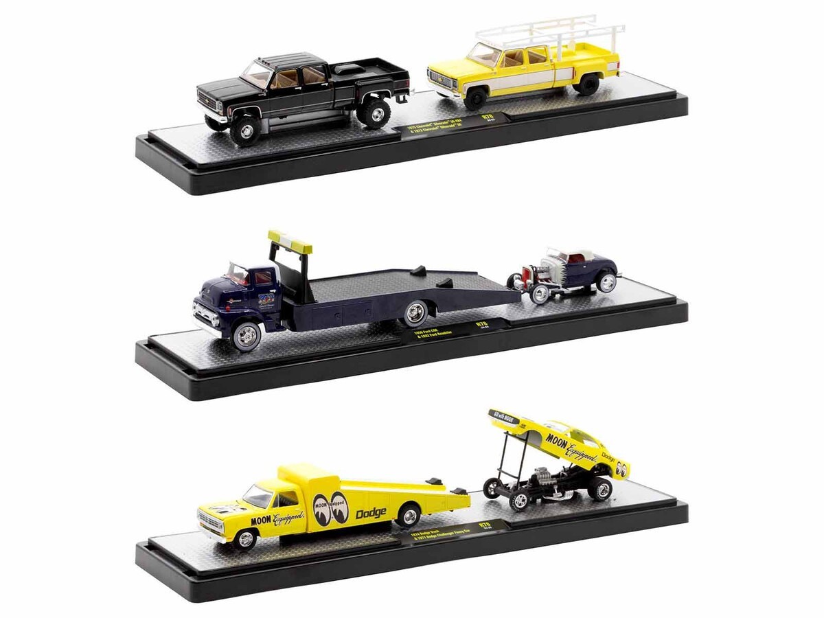 Auto Hauler M2 s Set Of 3 Trucks Release 61 Limited Edition