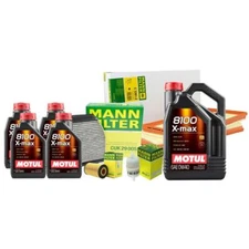 Motul + OEM Engine Oil Change Kit (0W40) (9 Liter) (X-Max 8100)