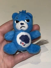 Care Bears Grumpy Bear Blue Micro Mini 3” Plush Stuffed Animal Basic Fun 2021