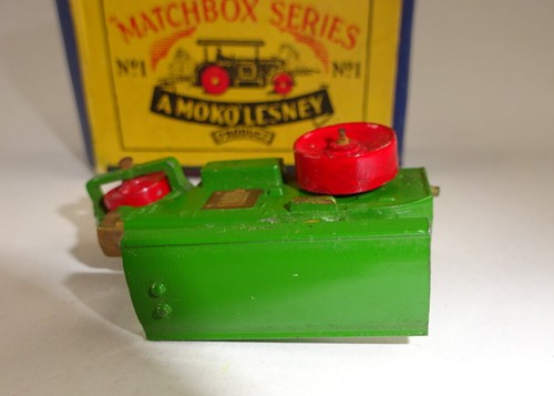 Matchbox RW 01A Road Roller grün top mit "B1" Box das 1. Modell überhaupt - Bild 6 von 12