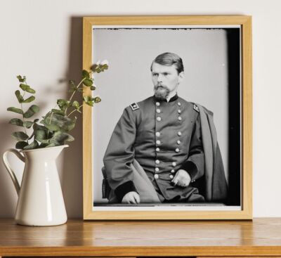 Amerikanischer Bürgerkrieg General Emory Upton 10''x8'' Foto