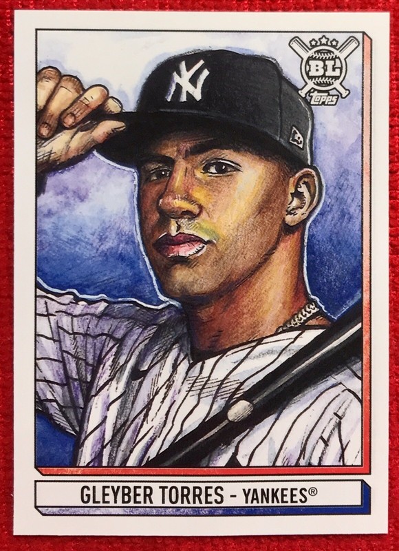 2021 Topps Big League Gleyber Torres #ATG-GT Art Of The Game New York Yankees
