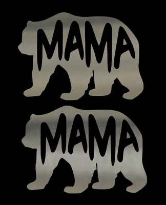 TRUCKS CARS MOTORCYCLE 2 6 inch EACH PANTHER HEAD CHROME Vinyl Decals