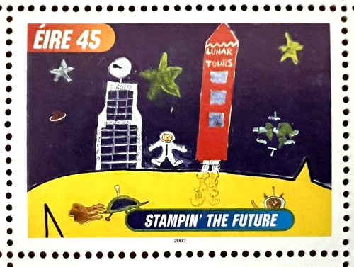 Ireland Stamps-Stampin' The Future Erie 45- 10 Stamps 2000 (J3225) - Picture 3 of 7