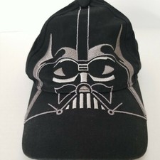 LUCAS FILM STAR WARS YOUTH BASEBALL CAP STRAPBACK HAT BLACK COTTON ADJUSTABLE