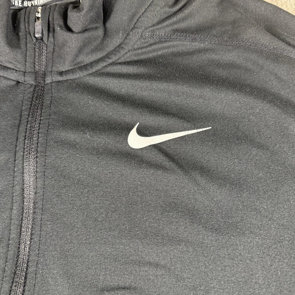 Nike Dri-FIT Running Pullover Mens Medium Quarter Zip Long Sleeve 683485-010 - Image 3 of 4