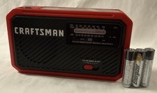 Craftsman Emergency Radio Weather Radio CMXZRAZW822 Battery Safety Read Works