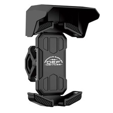 Motorcycle Smartphone Holder with Sun Visor Anti-Reflective 360 Rotation Slide