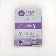 Spot MYUV, See When To Apply Sunscreen, 12 Ct. UV Stickers