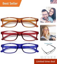 3-Pack Blue Light Blocking Glasses for Eye Co...