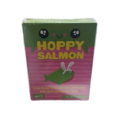 Happy Salmon Party Card Game Exploding Kittens Easter Edition 3-6 Players New