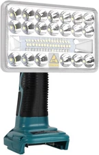 18W 2000LM Handheld Jobsite Light Cordless LED Work Light for Makita 18V Battery