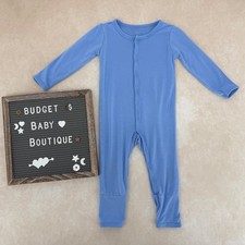 KYTE BABY Periwinkle Coverall Romper Outfit Size 12-18 Months