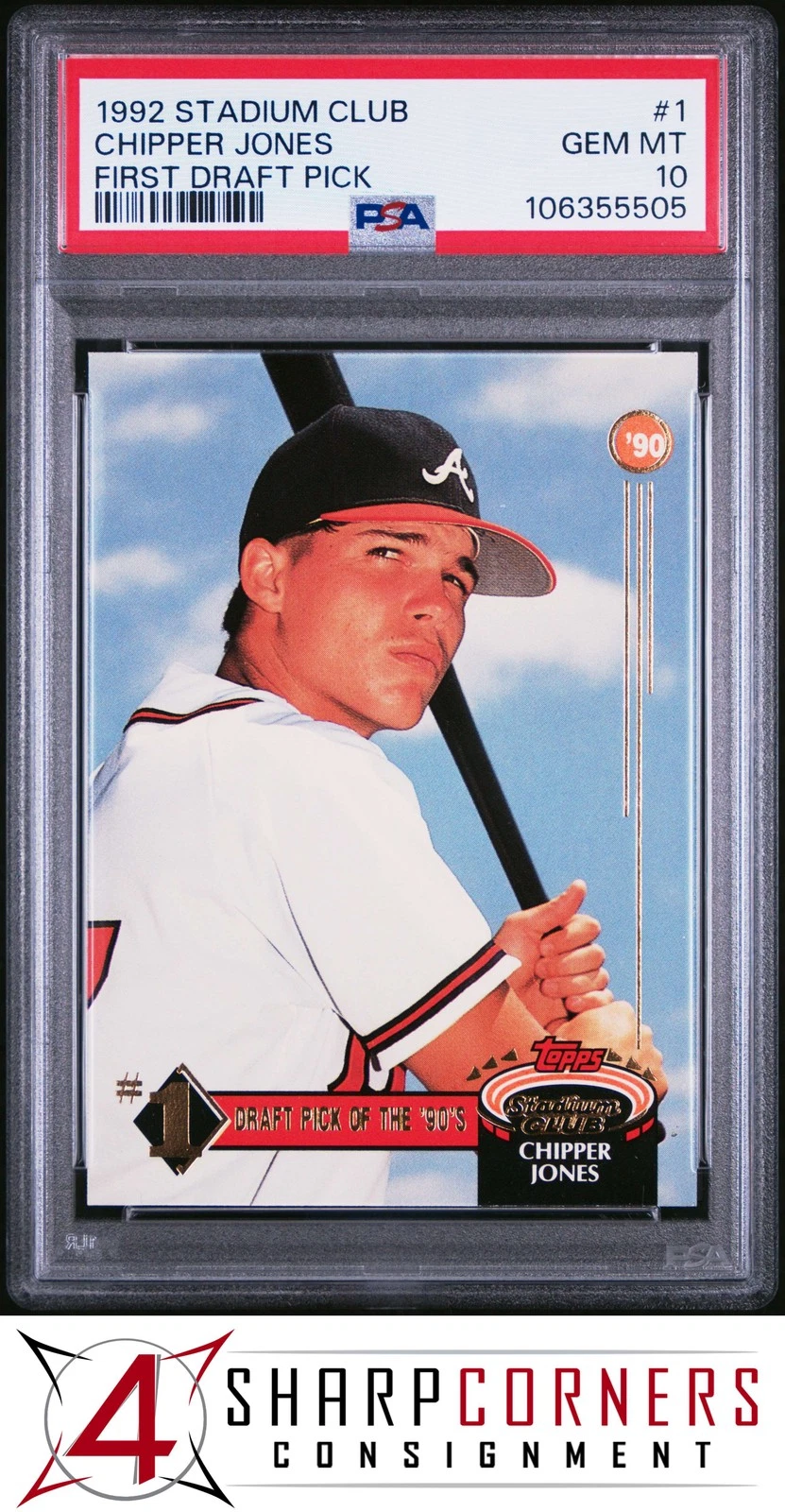 Chipper Jones trading card