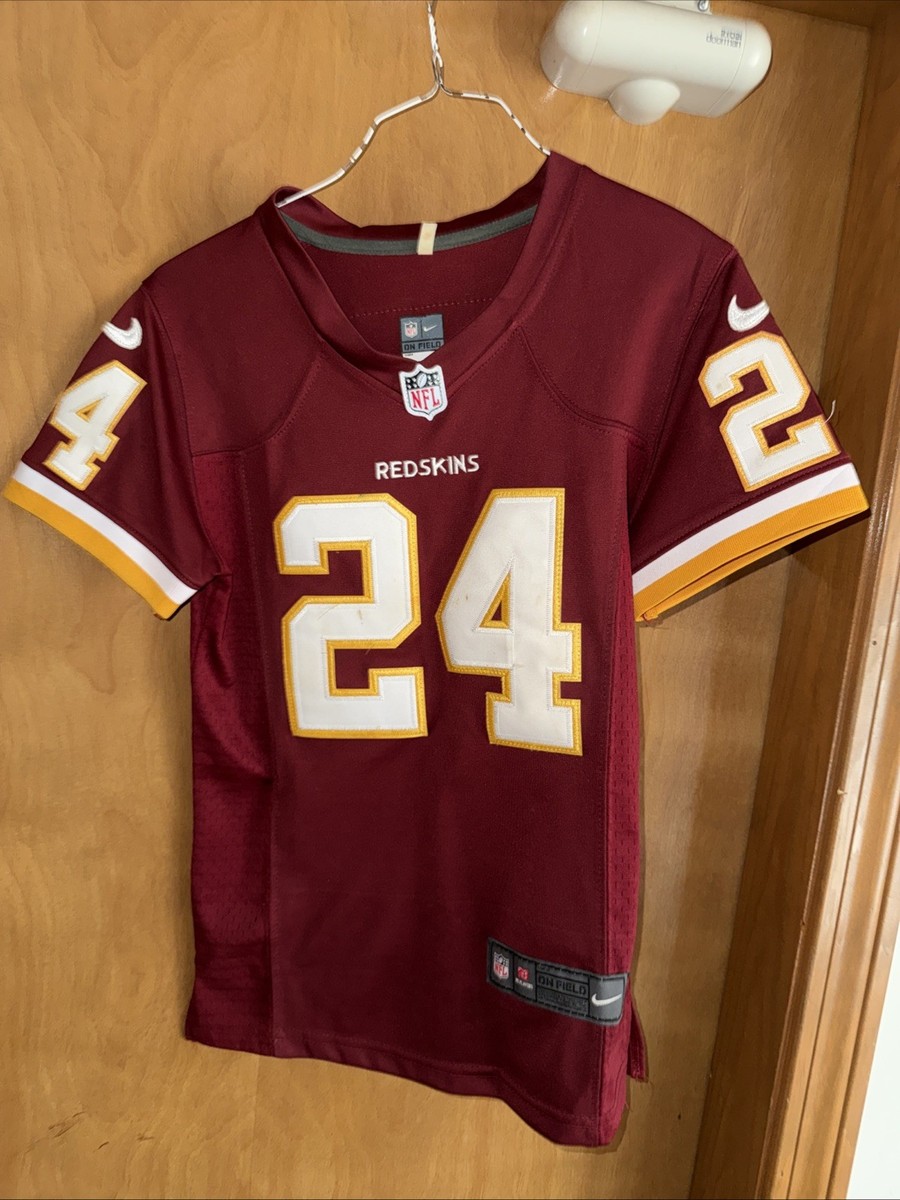 NIKE WASHINGTON REDSKINS #24 JOSH NORMAN WOMENS SMALL STITCHED