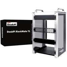 8U Server Cabinet DeskPi RackMate T1, Open Design, 10" Width