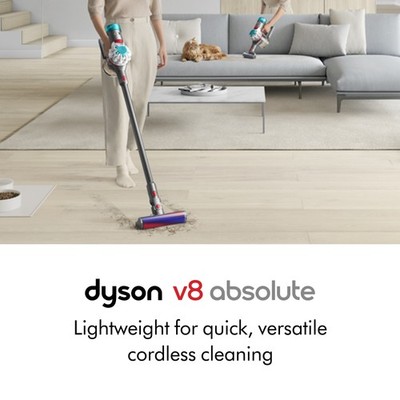 Dyson V8 Absolute Cordless Vacuum | Silver/Nickel | Refurbished | eBay