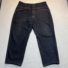Vintage Marithe Francois Girbaud Black Wash Straight Leg Denim Jeans Men  s 40M