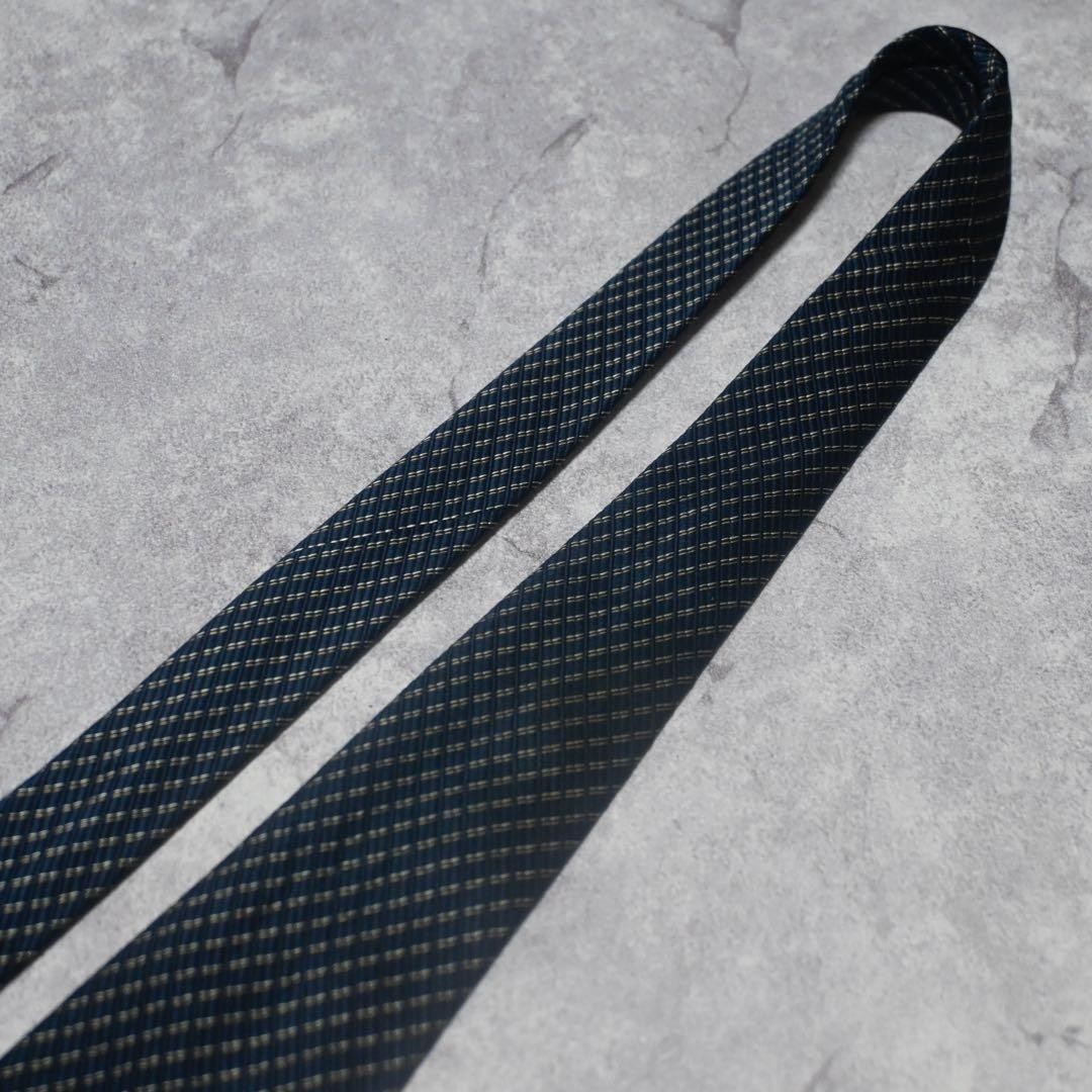 Paul Smith Navy Solid Patterned Tie - image 4