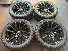 24 Inch Gloss Black Wheels 35 Mt Tires Ford F150 Navigator Rims Expedition 24 Inch Gloss Black Wheels 35 Mt Tires Ford F150 Navigator Rims Expedition
