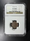 1914-D Lincoln Cent, NGC VF 20, "Key Date" Wheat Cent Original Look