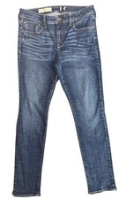 Anthropologie Pilcro Script Skinny Ankle Jeans Size 30 Wash Stretch Blue Denim