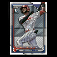 Raylin Heredia Rookie #BP-146 2024 Bowman Prospects Philadelphia Phillies Card