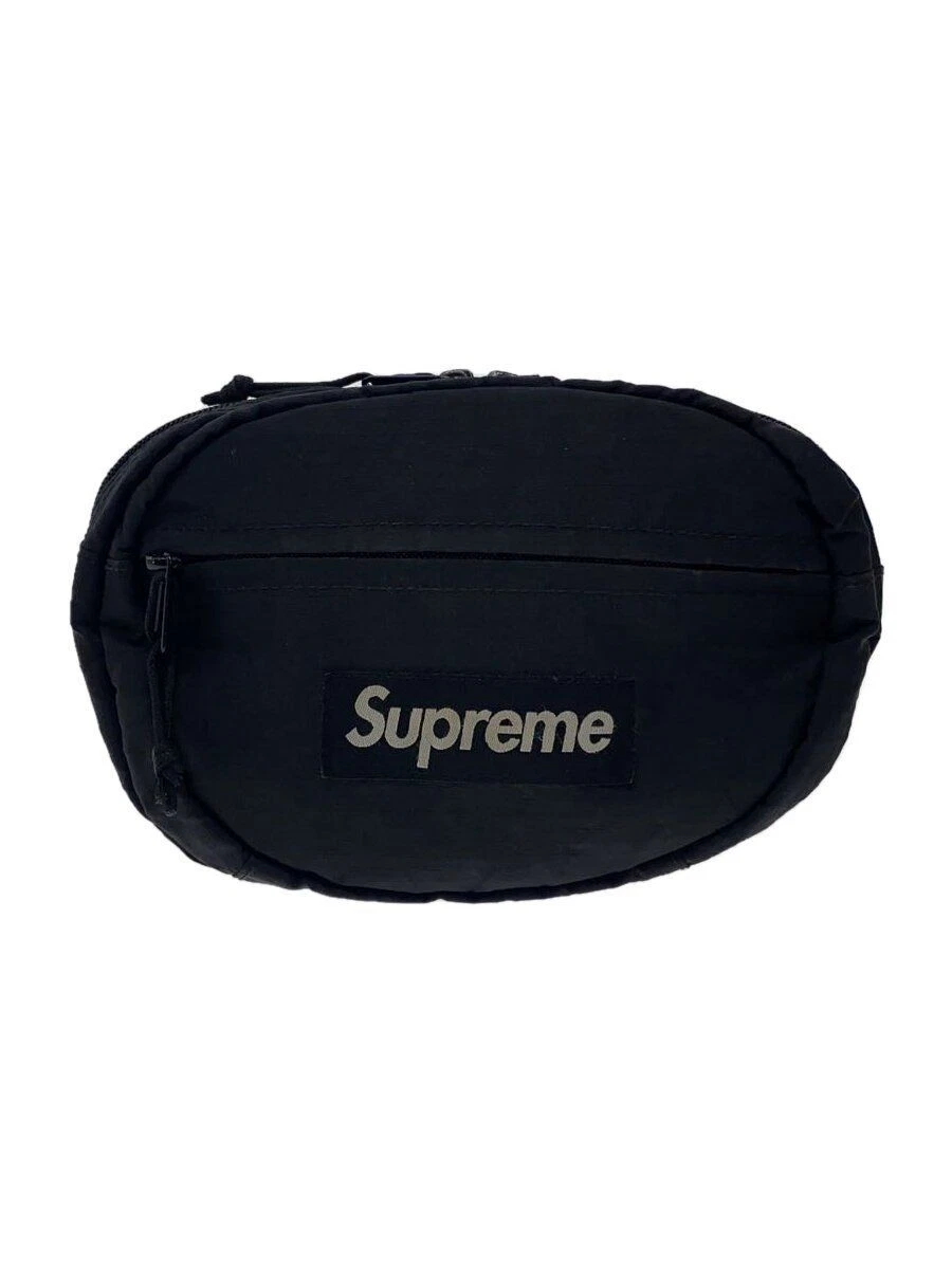 Sac taille suprême 18AW nylon noir uni occasion