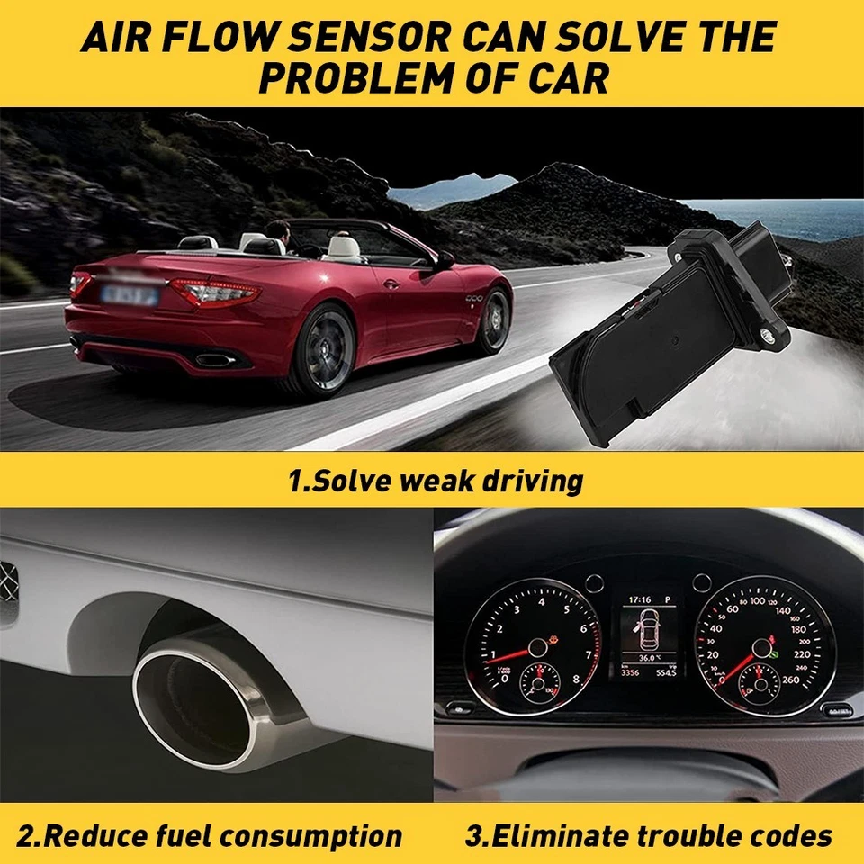 MAF Mass Air Flow Sensor Fit 2013-2015 Nissan Sentra 2013-2015 Nissan Altima Foto 3 de 4