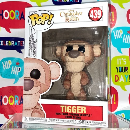 Tigger Christopher Robin Winnie the Pooh Disney Funko Pop 439 + Protector