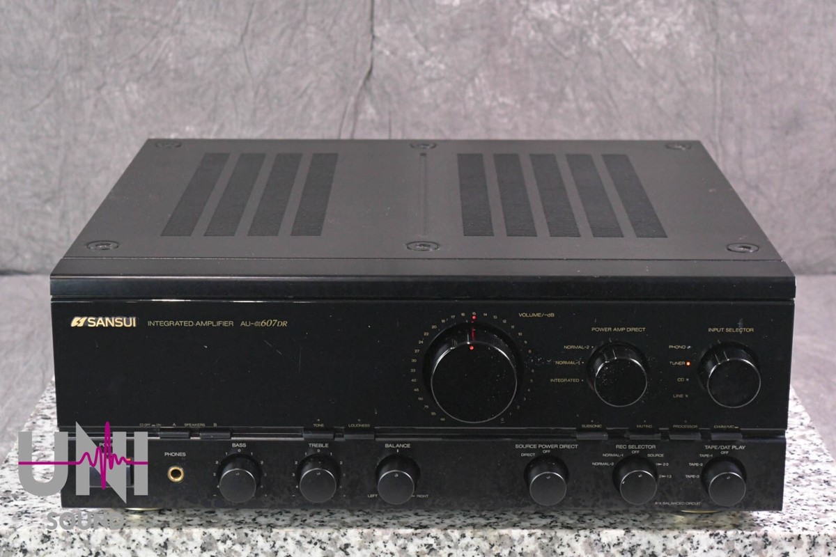 amp様SANSUI AU-607DR インテグレーテッドアンプ SANSUI AU-α607DR Stereo Integrated Amplifier in Good