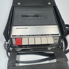 VTG. Soundesign Cassette Tape Recorder Model 7619 Light Testing Seems To Work