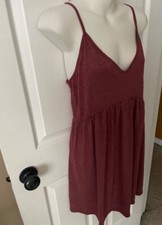 SHEIN Women's Size medium Open Back Short Dress Color maroon