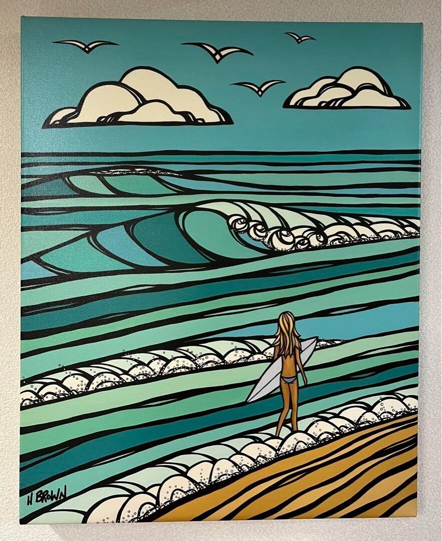 Heather Brown - Gem of the Sea／正規フレーム Gem of the Sea - Matted Paper Print - Heather Brown Art