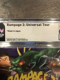Rampage 2 Universal Tour SEALED N64 Wata 5.0 A Nintendo Vintage Not VGA CGC 90s