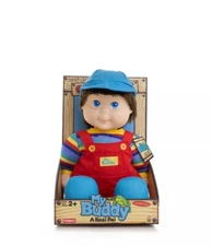 18" MY BUDDY Retro Classic Plush Doll Removable Outfit & Cap Playskool *NEW*.