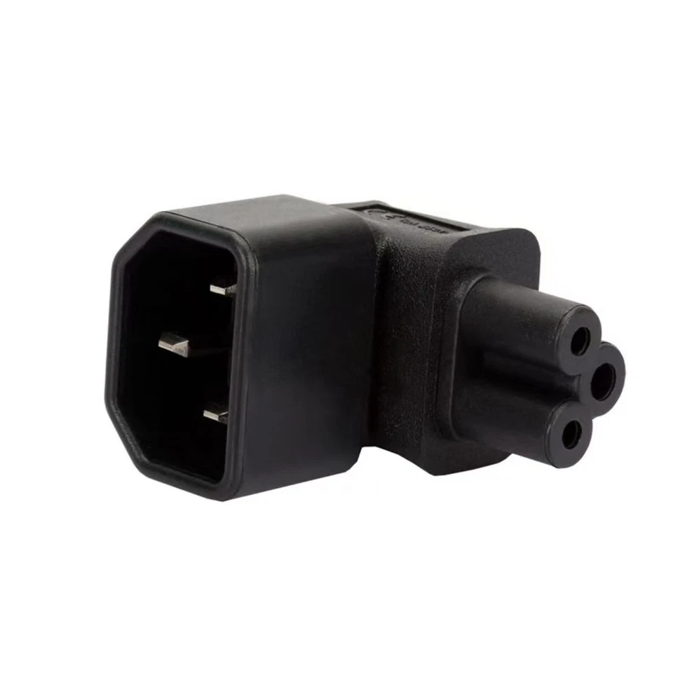 IEC 320 C14 to IEC C5 angled adapter,C14 to C5 Angled adapter WA-0094 - Image 3 of 4
