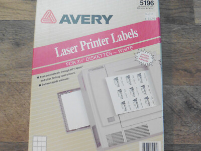 Avery Laser Printer Labels 5196 67 Sheets