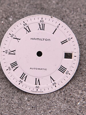 #1574 HAMILTON ZIFFERBLATT DIAL 27,9mm CADRAN USED