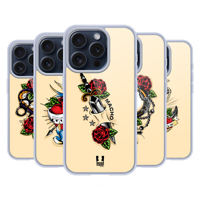 HEAD CASE DESIGNS OLD SCHOOL TATTOOS SOFT GEL HANDYHÜLLE FÜR APPLE iPHONE HANDYS