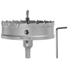 Metal Hole Saw  Carbide Cutter 115mm 4-1/2" Dia for Stainless Steel Metal