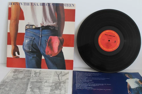 Bruce Springsteen Born In The USA Vinyl LP 1984 Columbia Records W/Inner Sleeves