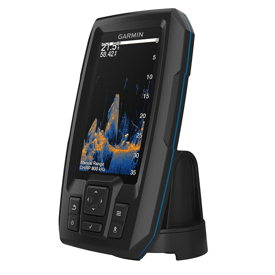 Garmin STRIKER Vivid 4cv Fish Finder GPS Combo W/GT20-TM Transducer 010-02550-00 - Image 2 of 4